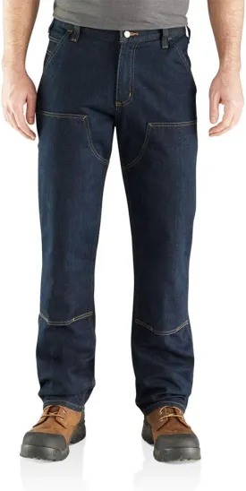 Carhartt Men's Rugged Flex Relaxed Fit Double-Front Utility Jean, Erie, 33W X 36L