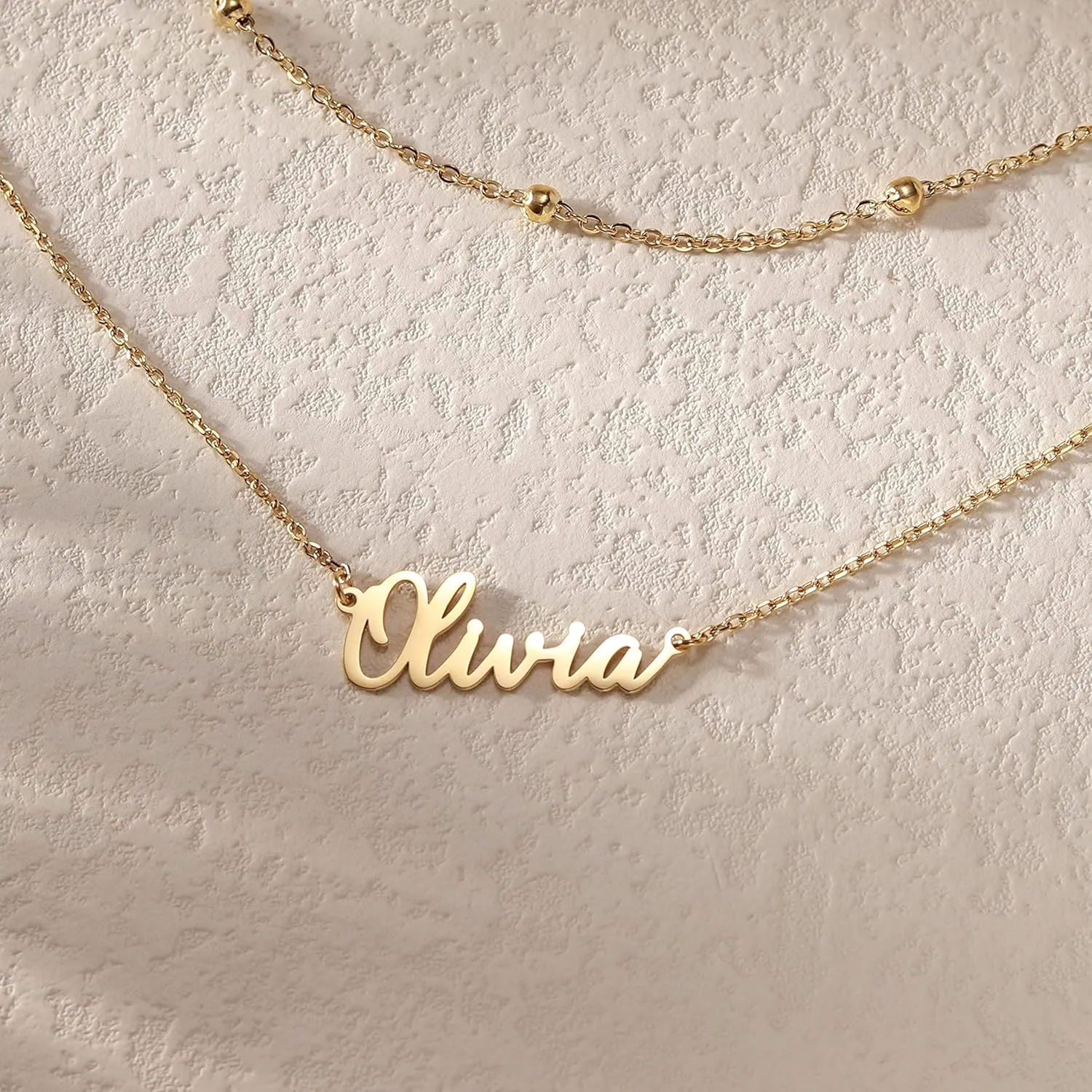 DayOfShe Personalized Name Bracelet or Anklet for Women, Custom Engraved Inspirational Cuff Bangle Infinity Love Gift for Mom