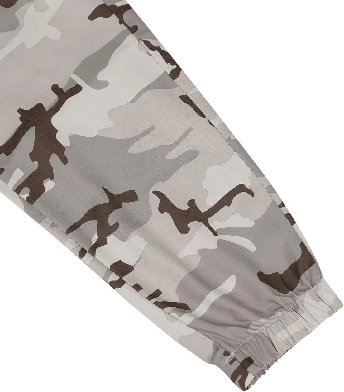 Floerns Men's Camo Print Drawstring Waist Cargo Pants Flap Pocket Side Sweatpants Workout Joggers