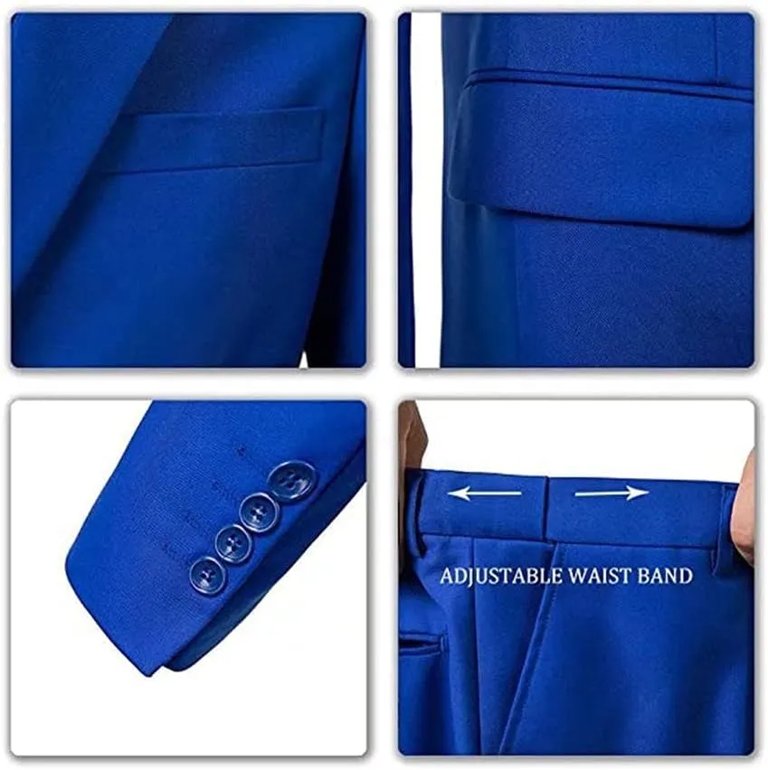 Men's Casual Sport Coat Slim Fit Two Button Suit Blazer Lightweight Jackets