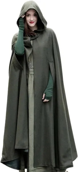 MLAFE Gothic Women's Autumn and Winter Cloak - Extended Trench Coat in Harajuku Style