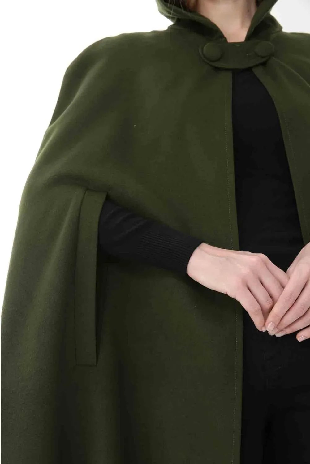 MLAFE Gothic Women's Autumn and Winter Cloak - Extended Trench Coat in Harajuku Style
