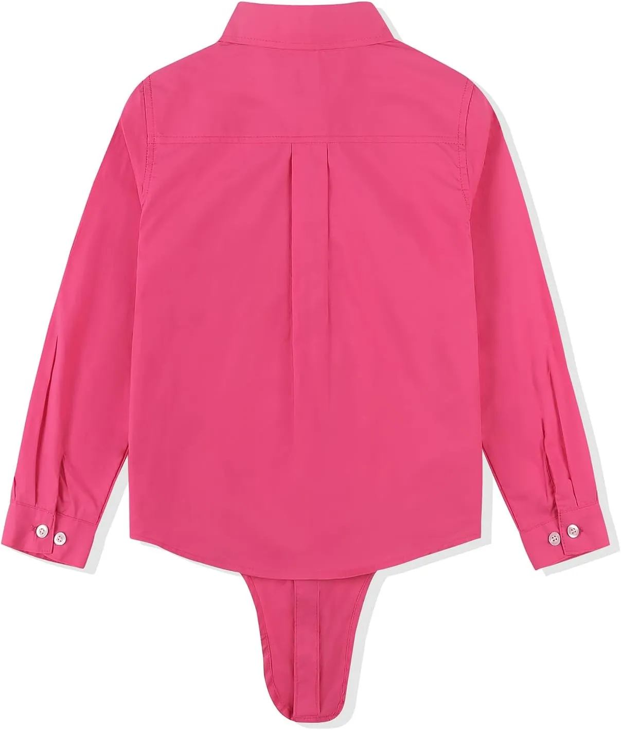 Noomelfish Girls Long Sleeve Button Down Shirt Tie Front Blouse Tops (5-12 Years)