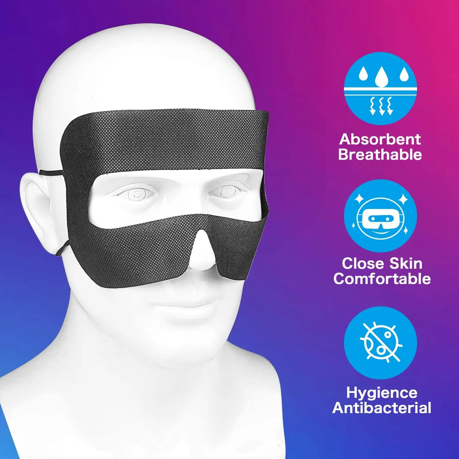 Relohas Accessories for Oculus Quest 2, VR Accessory Set for Meta Quest 2, Include Controller Grip Leather Cover, VR Shell Cover, Face Cover, The Best Gifts for Christmas and Halloween (Galaxy Purple)