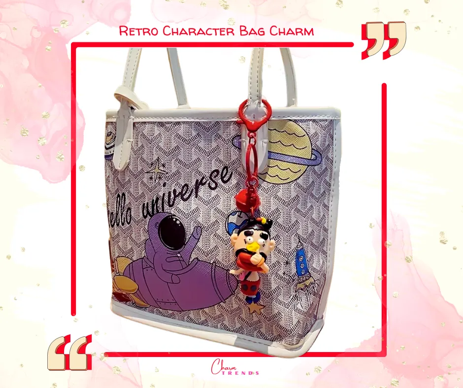 Retro Character Bag Charm 🤡