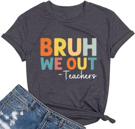Women Teach Them Love Them Watch Them Grow Wildflower Teacher Shirts Summer Inspirational Teaching Halloween Graphic Tees