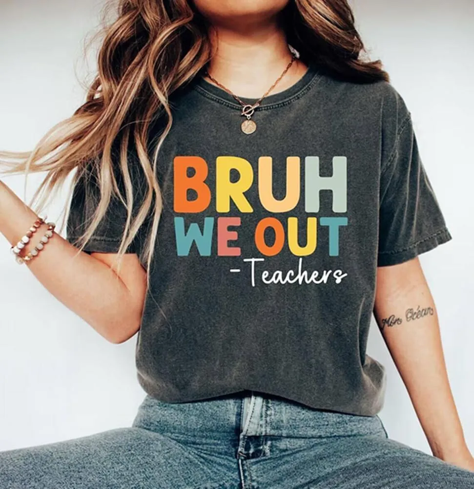 Women Teach Them Love Them Watch Them Grow Wildflower Teacher Shirts Summer Inspirational Teaching Halloween Graphic Tees