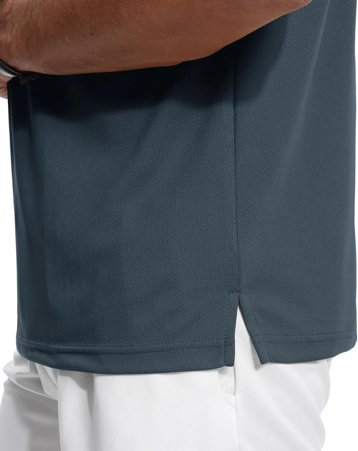 ZITY 3 Pack Polo Shirts for Men with Pocket Short Sleeve Moisture Wicking Outdoor Tactical Shirt Summer Casual